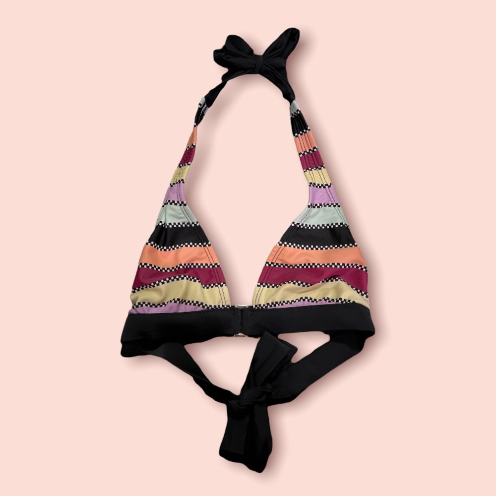 VOLCOM Stripped Bikini Top (size XS)